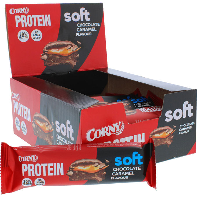 Corny Proteiinipatukat Suklaa-Karamelli 12-pack