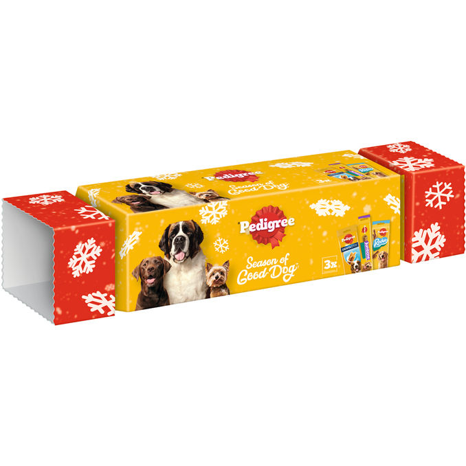 Pedigree Hundesnacks Weihnachtliche Geschenkbox