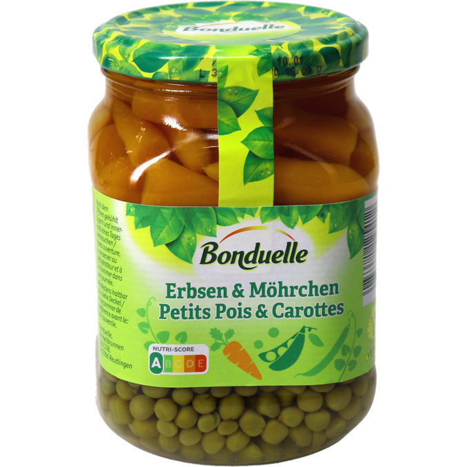 Bonduelle Erbsen mit Möhrchen extra fein