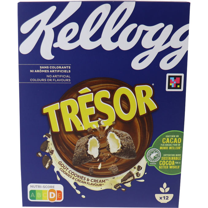 Kellogg"s Kellogg"'s Trésor Cookies & Cream 375 g'