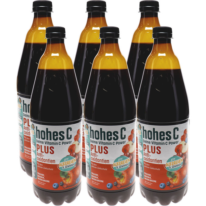 Hohes C Antioxidantien, 6er Pack (EINWEG) zzgl. Pfand