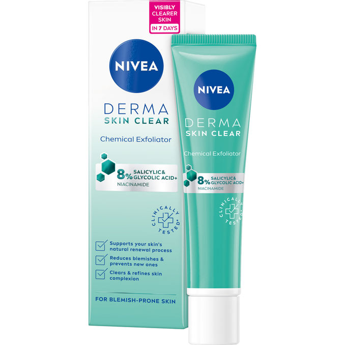 Nivea Face Derma Skin Clear Night Exfoliator