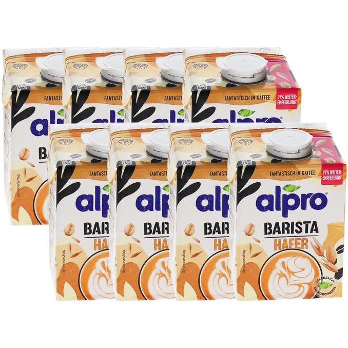 Alpro Barista Haferdrink, 8er Pack