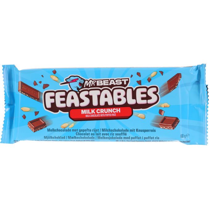 Mr Beast Milchschokolade mit Knusperreis