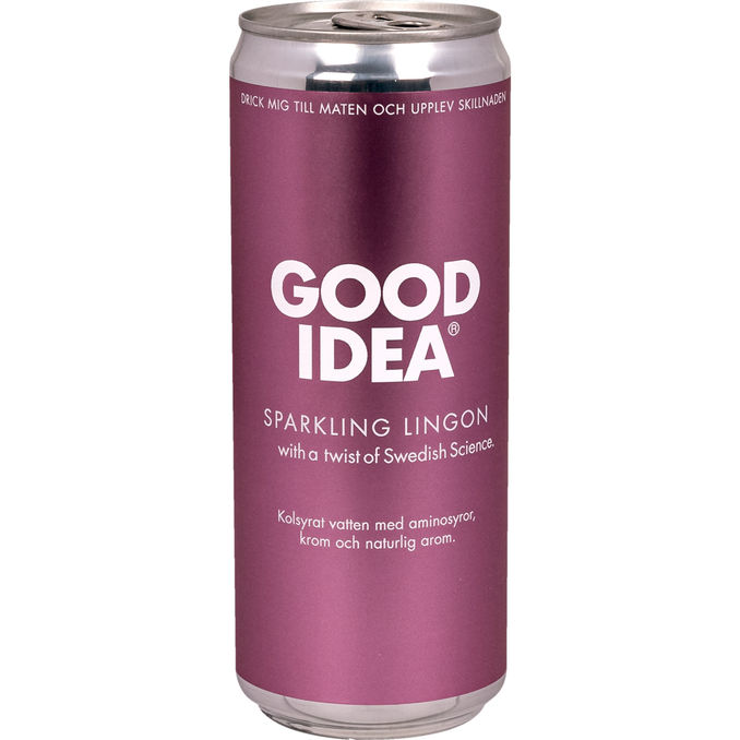 Good Idea Sparkling Vatten Lingon