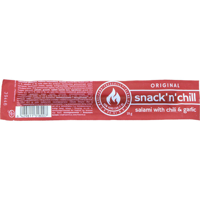 FredChillTM Snack'n'Chill Salami Original