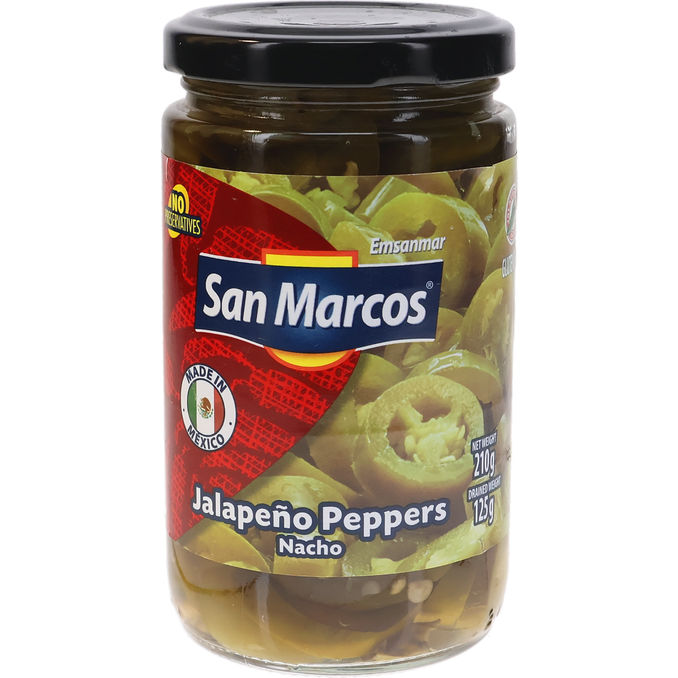 San Marcos Nacho Jalapenos 210g