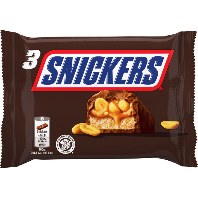 Snickers 3-pak