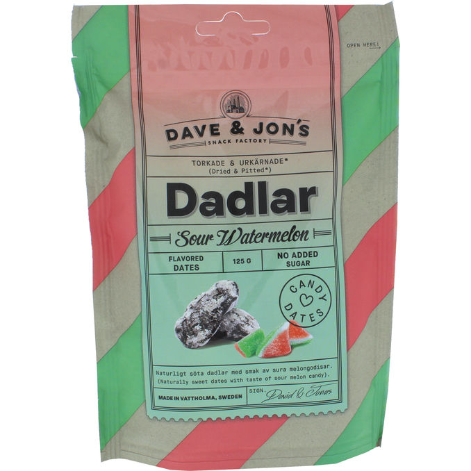 Dave & Jon's Dadler Sour Watermelon 125g