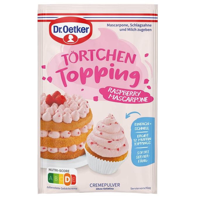 Dr. Oetker Törtchen Topping Raspberry Mascarpone