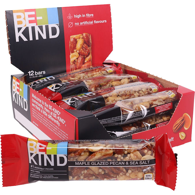 Be-kind Be-Kind Nøddebar Maple Pecan 12-pak