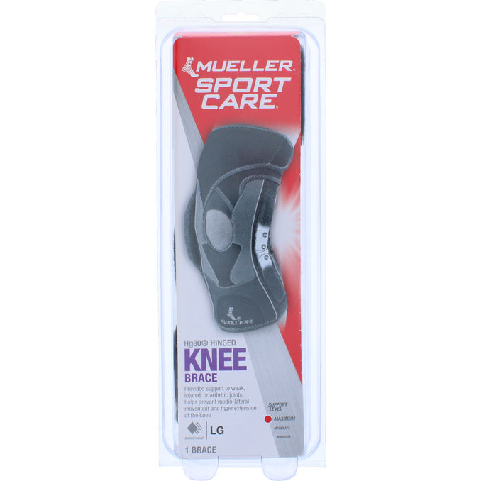 Mueller Hg80 Premium Hinged Knee Brace Stl. L