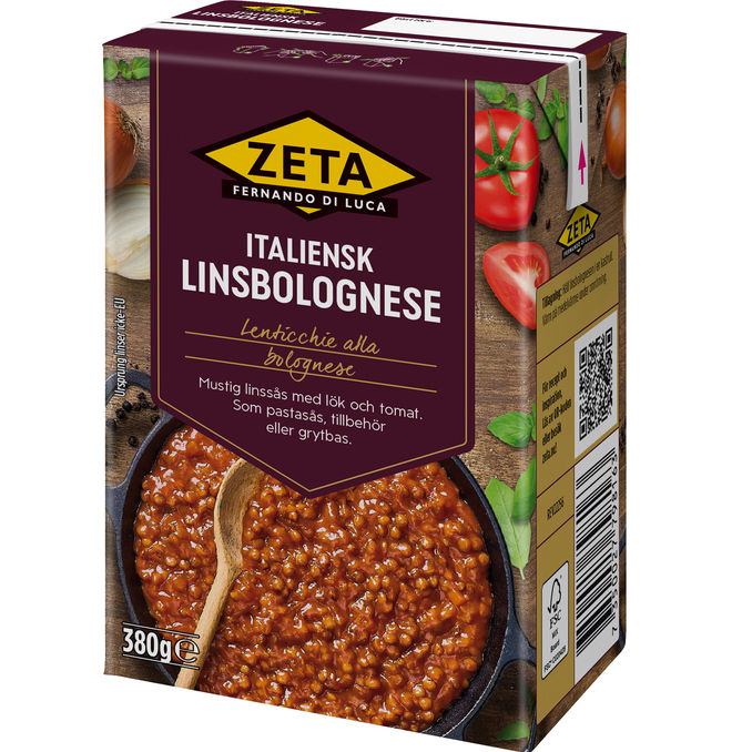 Zeta 2 x Linsebolognese