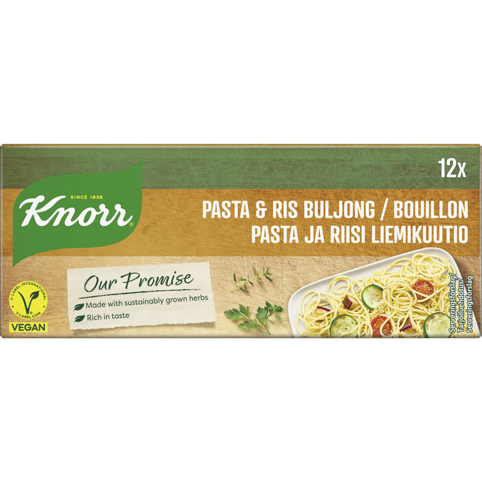 Knorr Liemikuutio Pasta & Riisi