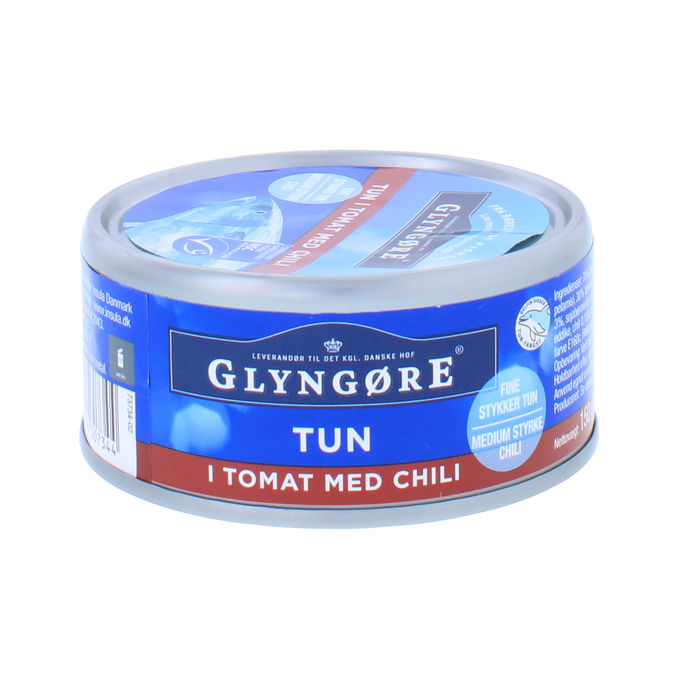 Glyngøre Tun i Tomat m. Chili 150 g