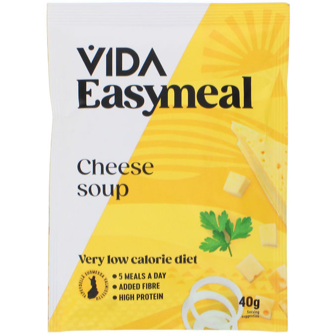 2 x Vida Easy Meal Cheese Soup Måltidserstatning 40g