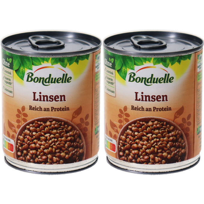 Bonduelle Linsen, 2er Pack