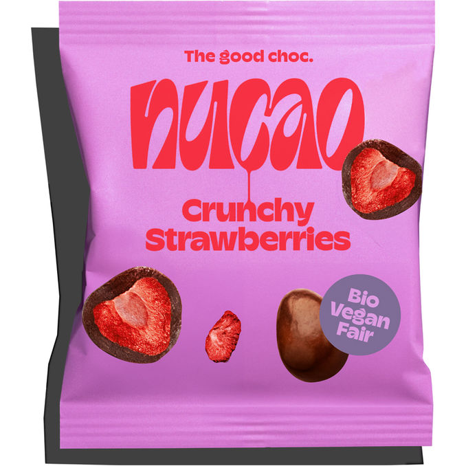 nucao BIO Nucao Fruits Crunchy Strawberries 