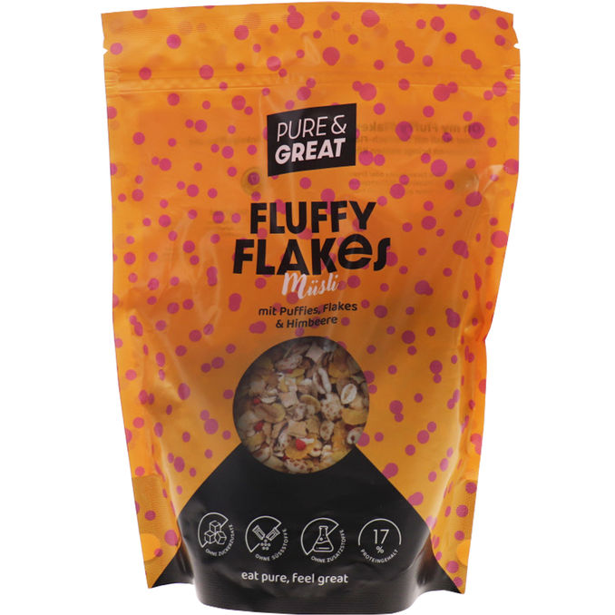 PURE & GREAT BIO Fluffy Flakes Müsli 