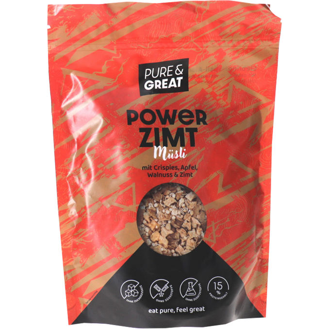 PURE & GREAT Power Zimt Müsli