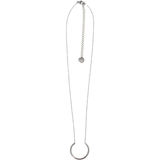 Bud to Rose Halsband Silver Öppen Cirkel