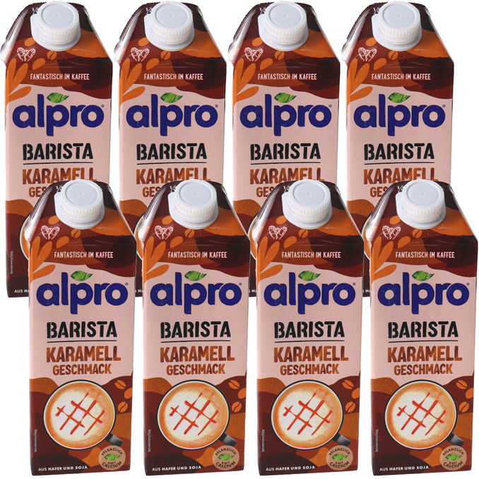 ALPRO Alpro Barista Karamellgeschmack, 8er Pack