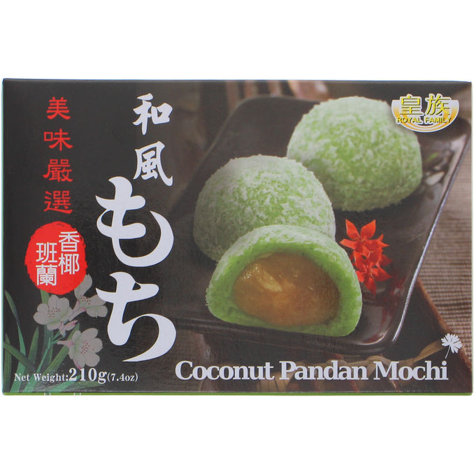 ROYAL FAMILY Mochi m. Smag af Pandan & Kokusnød 210 g