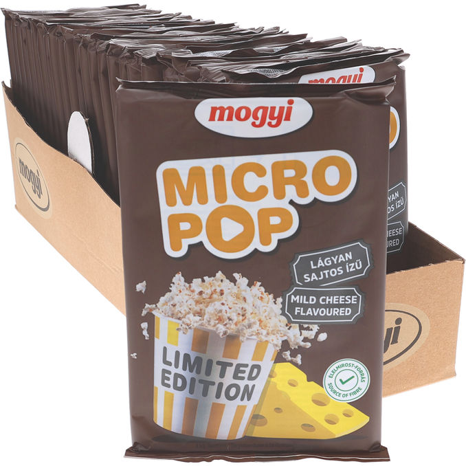 Moggi Popcorn m. Ostesmag til Mikrobølgeovn 25-pak