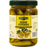 Bedst før: 31.08.2026 MinElla Syltede Stærke Peberfrugter