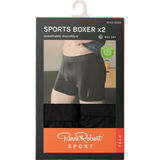 Pierre Robert Pie Sports boxer men 2-p Black XXL 2pcs