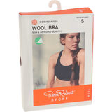 Pierre Robert Sports-BH Dame i Merinould Sort S