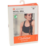 Pierre Robert Sports-BH Dame i Merinould Sort M