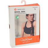 Pierre Robert Sports-BH Dame i Merinould Sort L