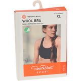 Pierre Robert Sports-BH Dame i Merinould Sort XL