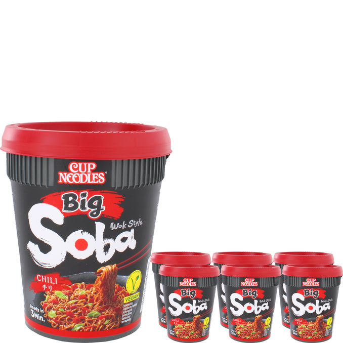 Cup Noodles Soba Big Big Cup Wok Style Chili Instant Nudler