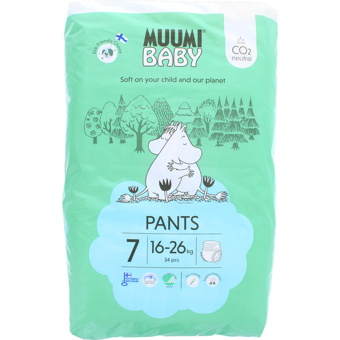 Muumi baby Housuvaippa Muumi Baby Pants Koko 7 34-pack