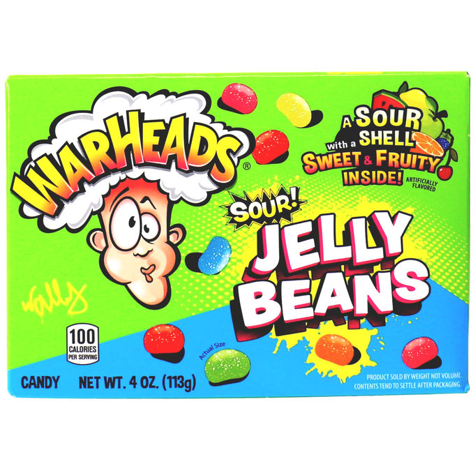 Warheads Sour Jelly Beans