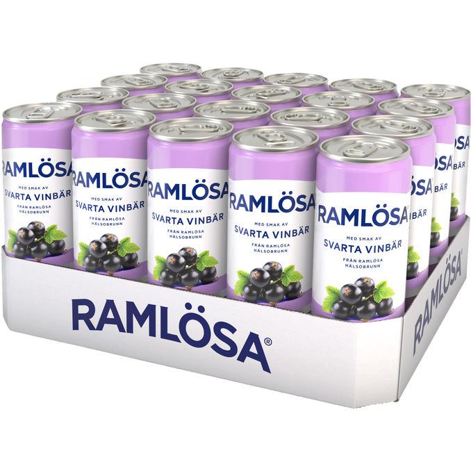 Ramlösa Svarta Vinbär 20-pack