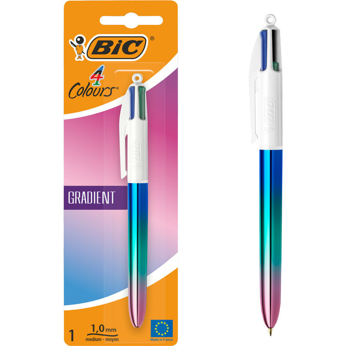 Bic Gradient Kuglepen m. 4 Farver