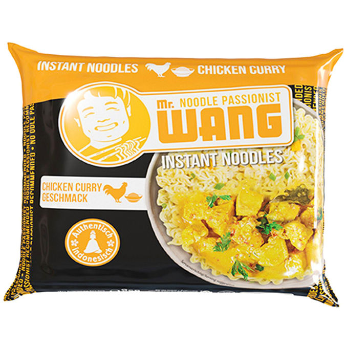 MR WANG Instant Nudeln Hühnchen Curry 