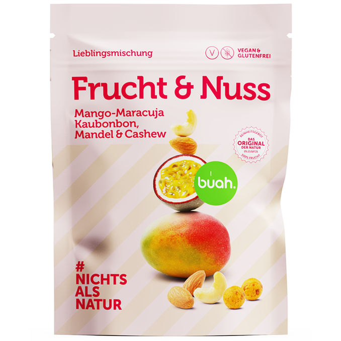 buah Frucht-Nuss-Mix Mango-Maracuja Cashew & Mandel