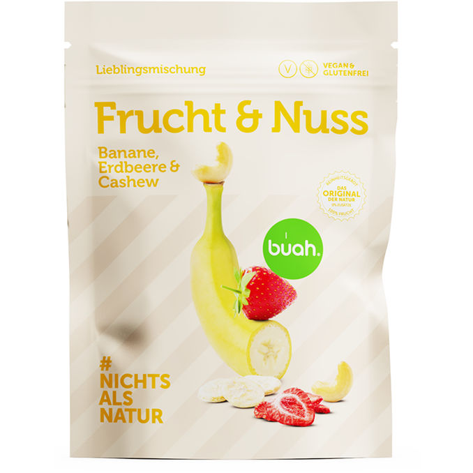 buah Frucht-Nuss-Mix Erdbeere Banane & Cashew