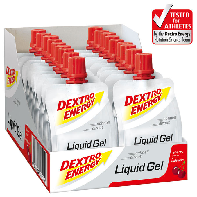 Dextro Energy Liquid Gel Cherry + Caffeine, 18er Pack