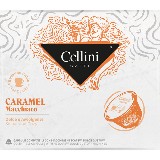 Cellini Caffe Dolce Gusto® Caramel Macchiato, 10 Kapseln