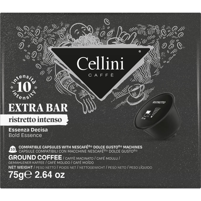 Cellini Caffe Dolce Gusto® Intenso Extra Bar, 10 Kapseln