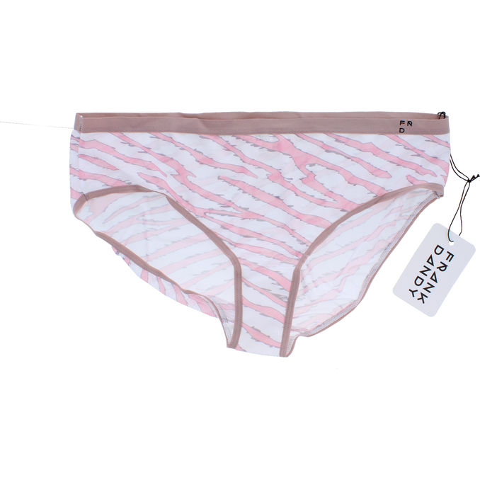 FRANK DANDY Frank Dandy Thin Mesh Zebra Hiphugger White L