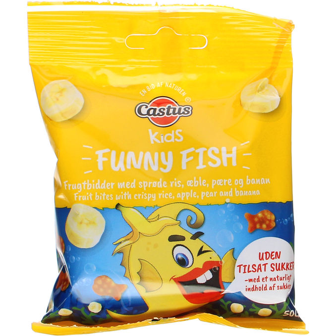Castus Fruktbitar Funny Fish Banana