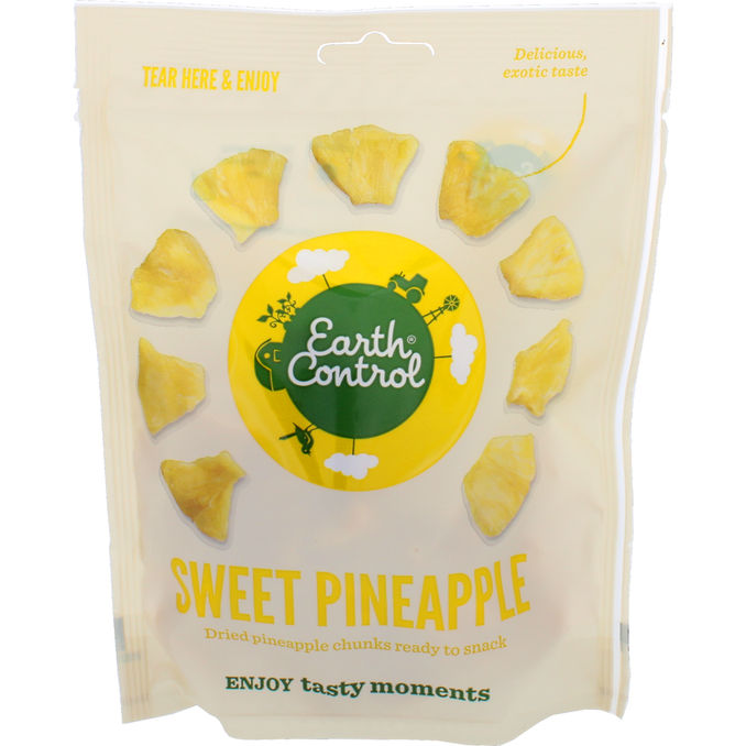 Earth Control Tørret Ananas 135 g