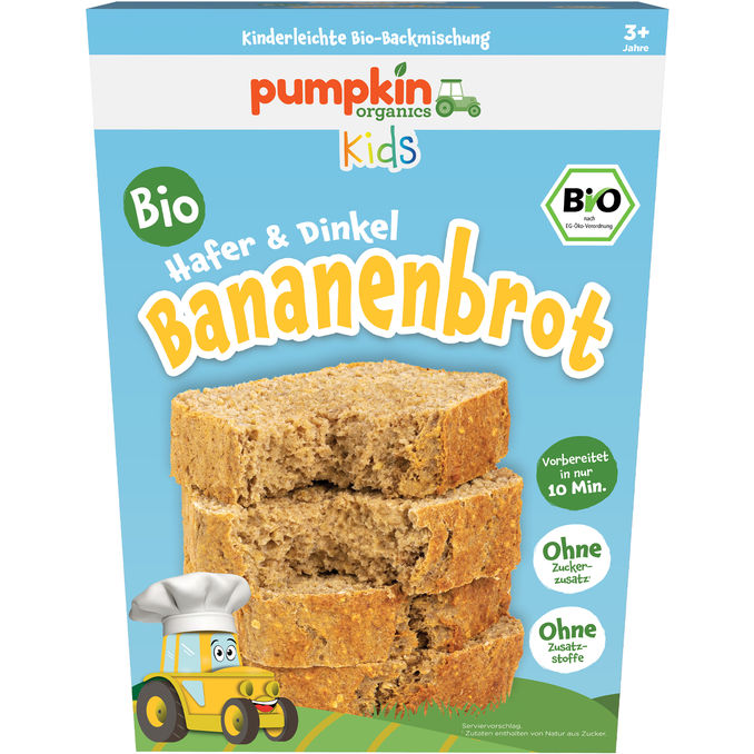 Pumpkin Organics BIO Backmischung Bananenbrot