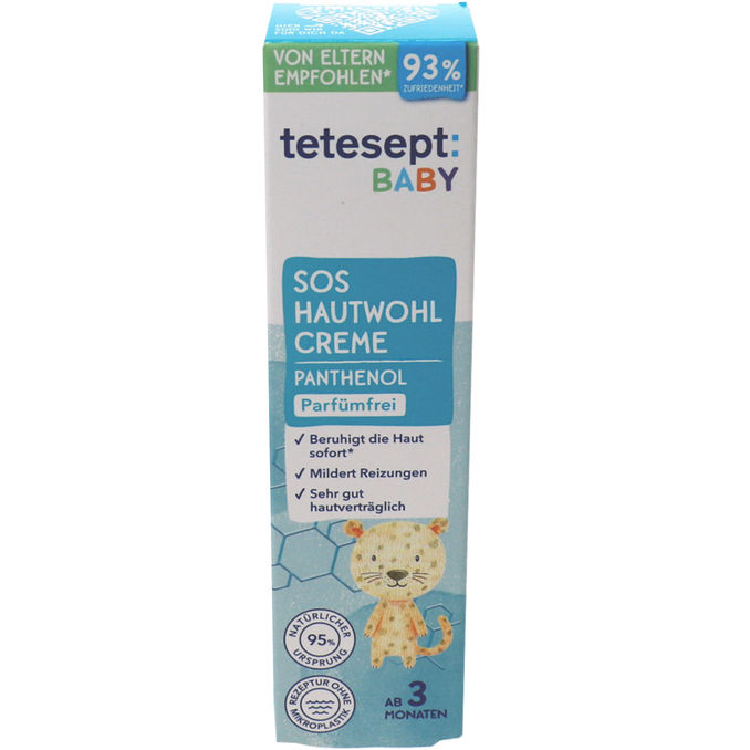 Tetesept Körpercreme Für Babys SOS Skin Well Panthenol